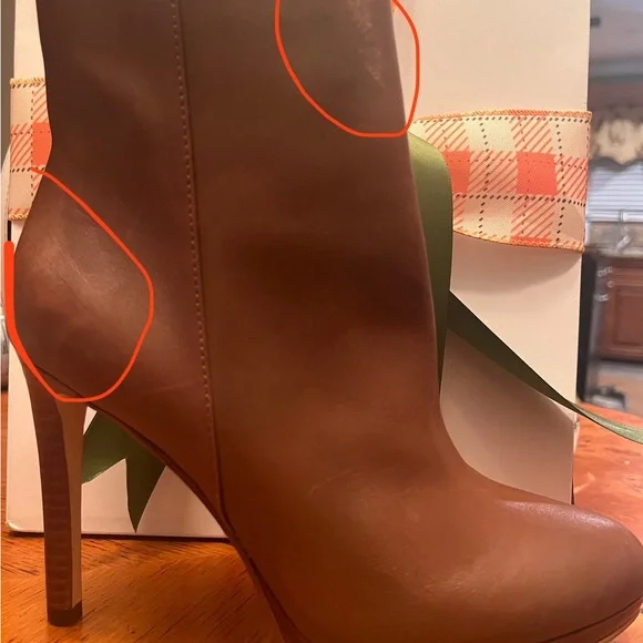 Nine West QUANETTE PLATFORM LEATHER BOOTIES - Picture 7 of 7